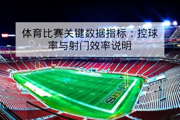 体育比赛关键数据指标：控球率与射门效率说明
